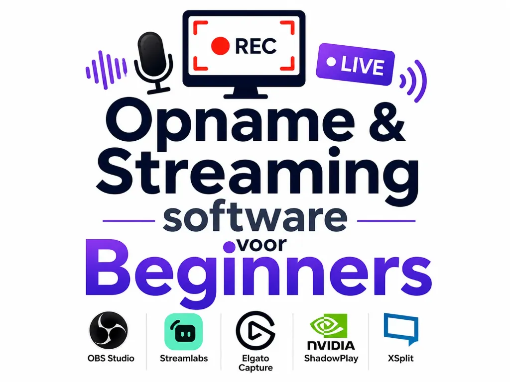 Opname & Streaming Software Pakket (E-Books)