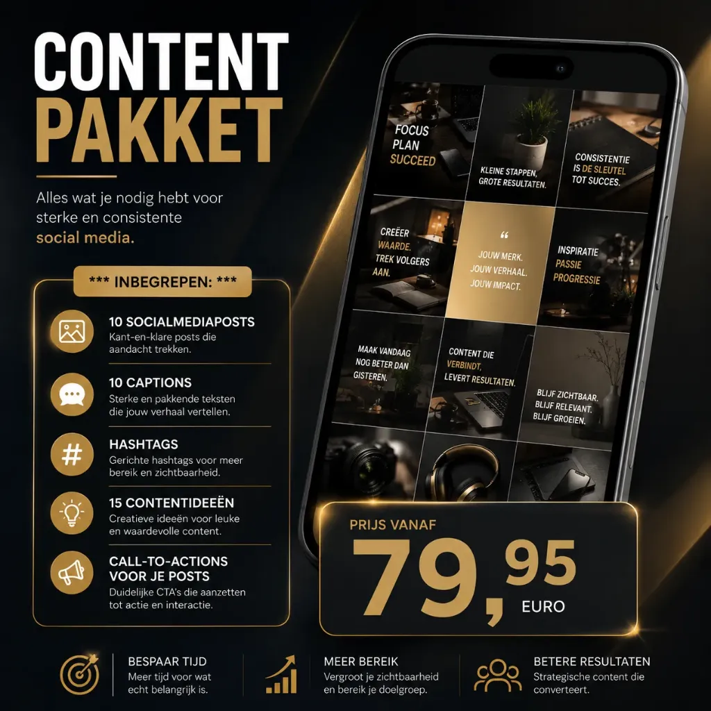 Social Media Content Pakket